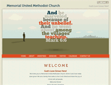 Tablet Screenshot of memumc.org